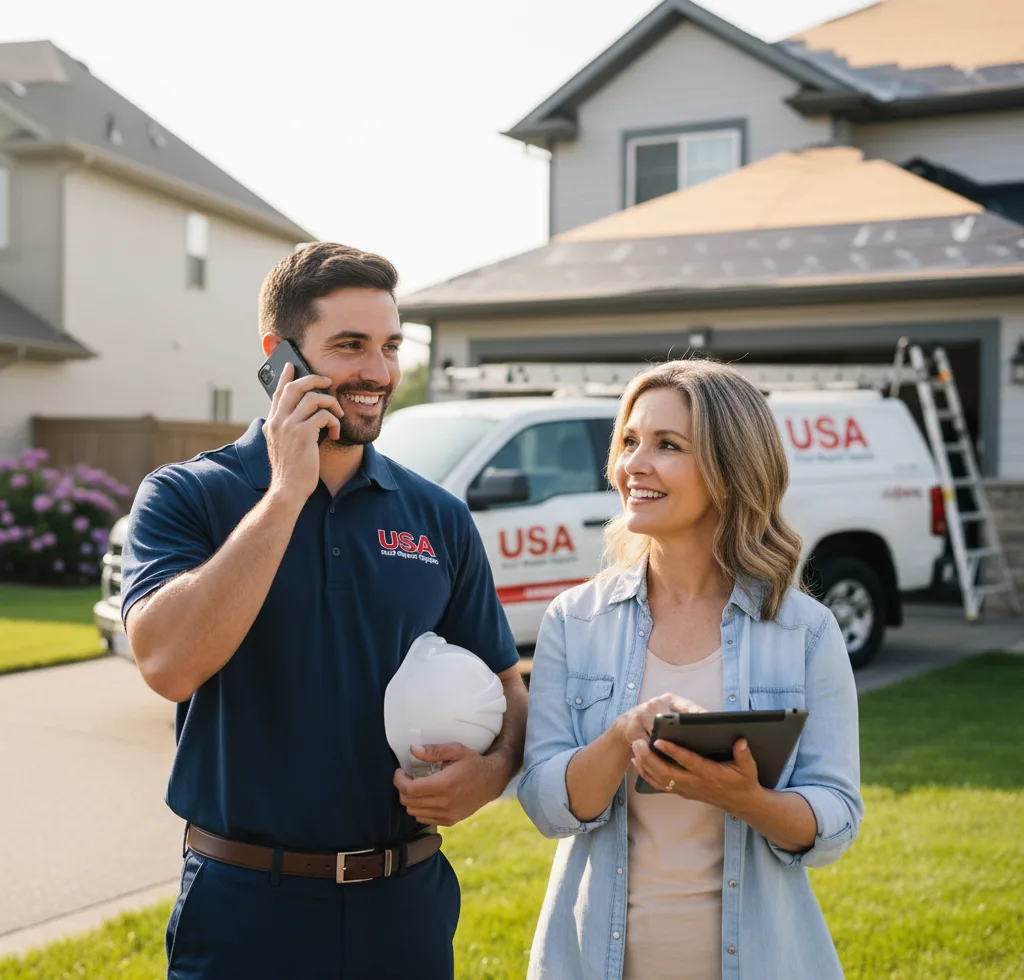 USA Roof Repair Experts customer support in Delta